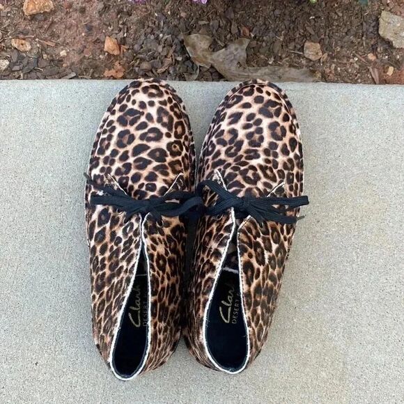 NWOT Clarks Original Desert Boot 2 Leopard Print - Picture 6 of 11